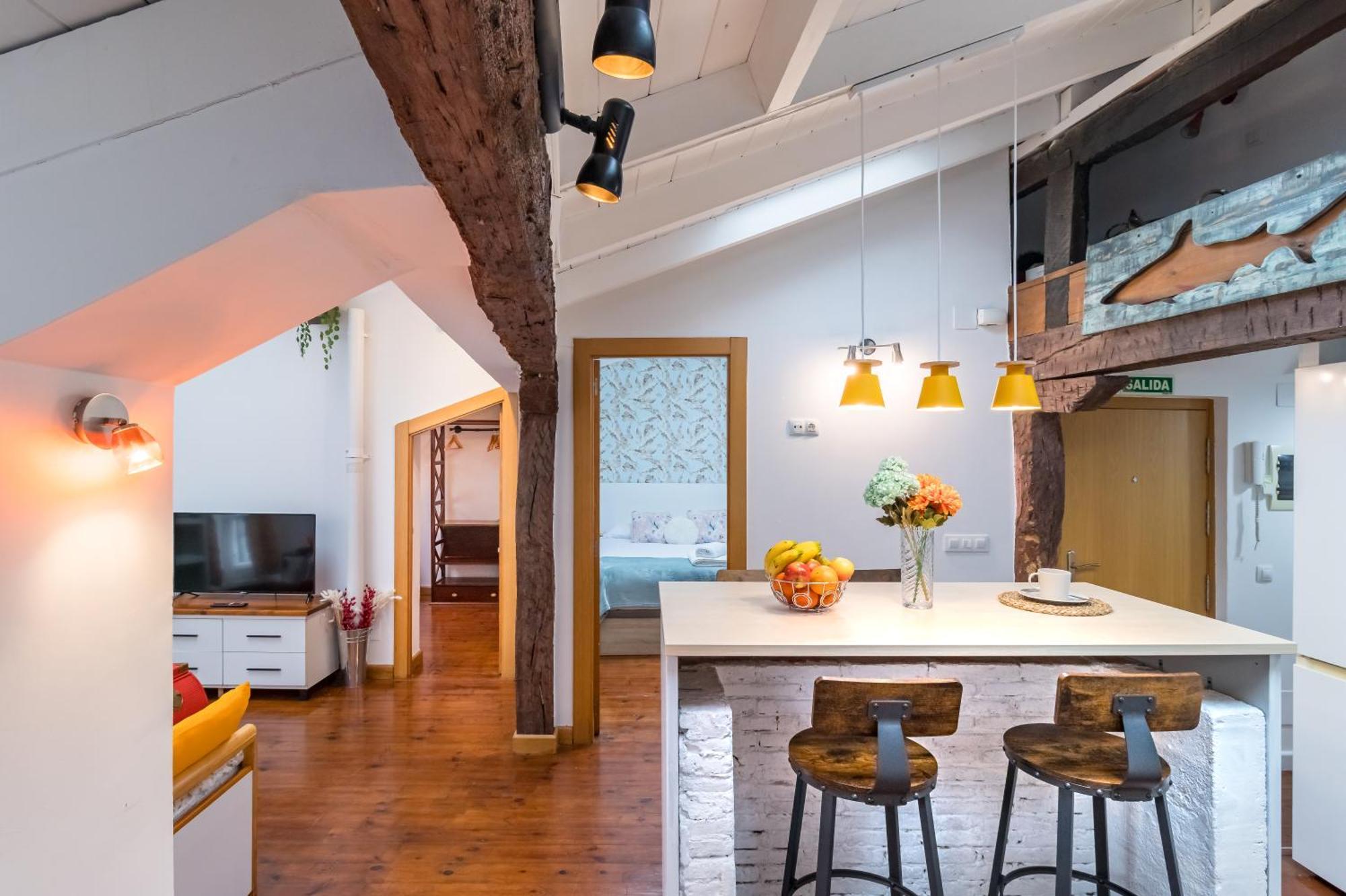 Atico Con Encanto En El Mismo Centro De La Ciudad Santander Ngoại thất bức ảnh